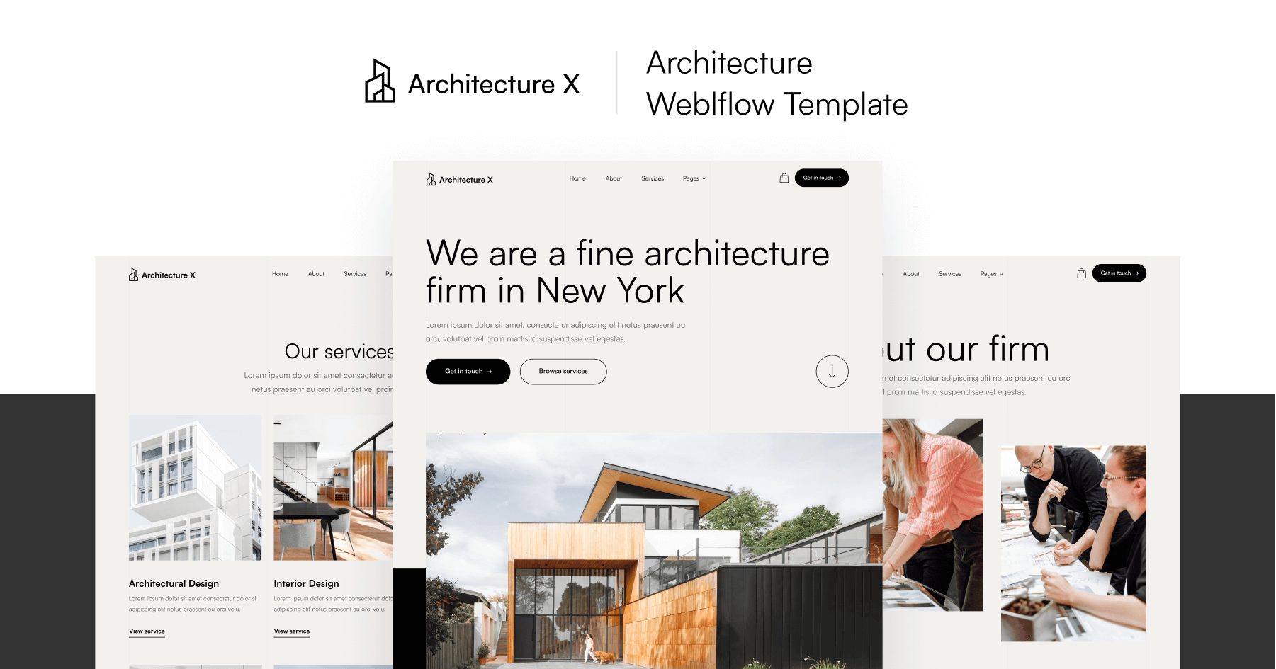 Architecture Webflow Website Template