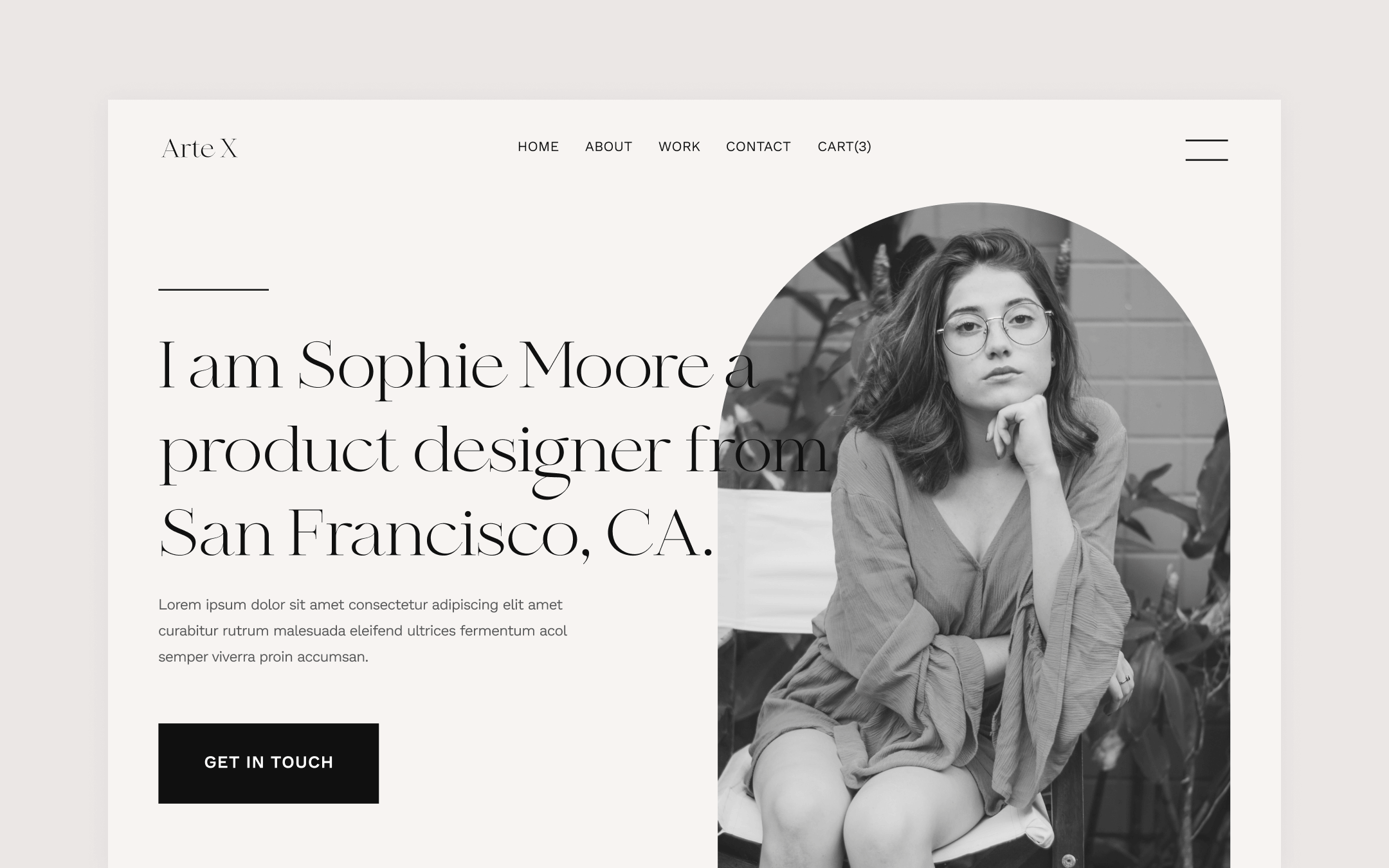 Art Design Portfolio Webflow Template