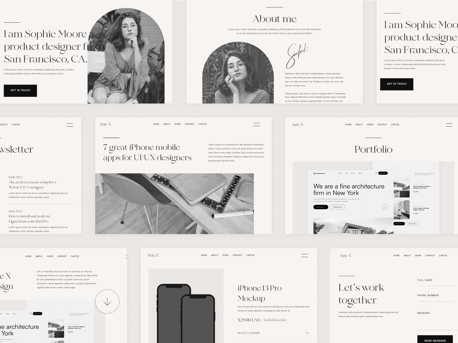 Design Portfolio Webflow Template