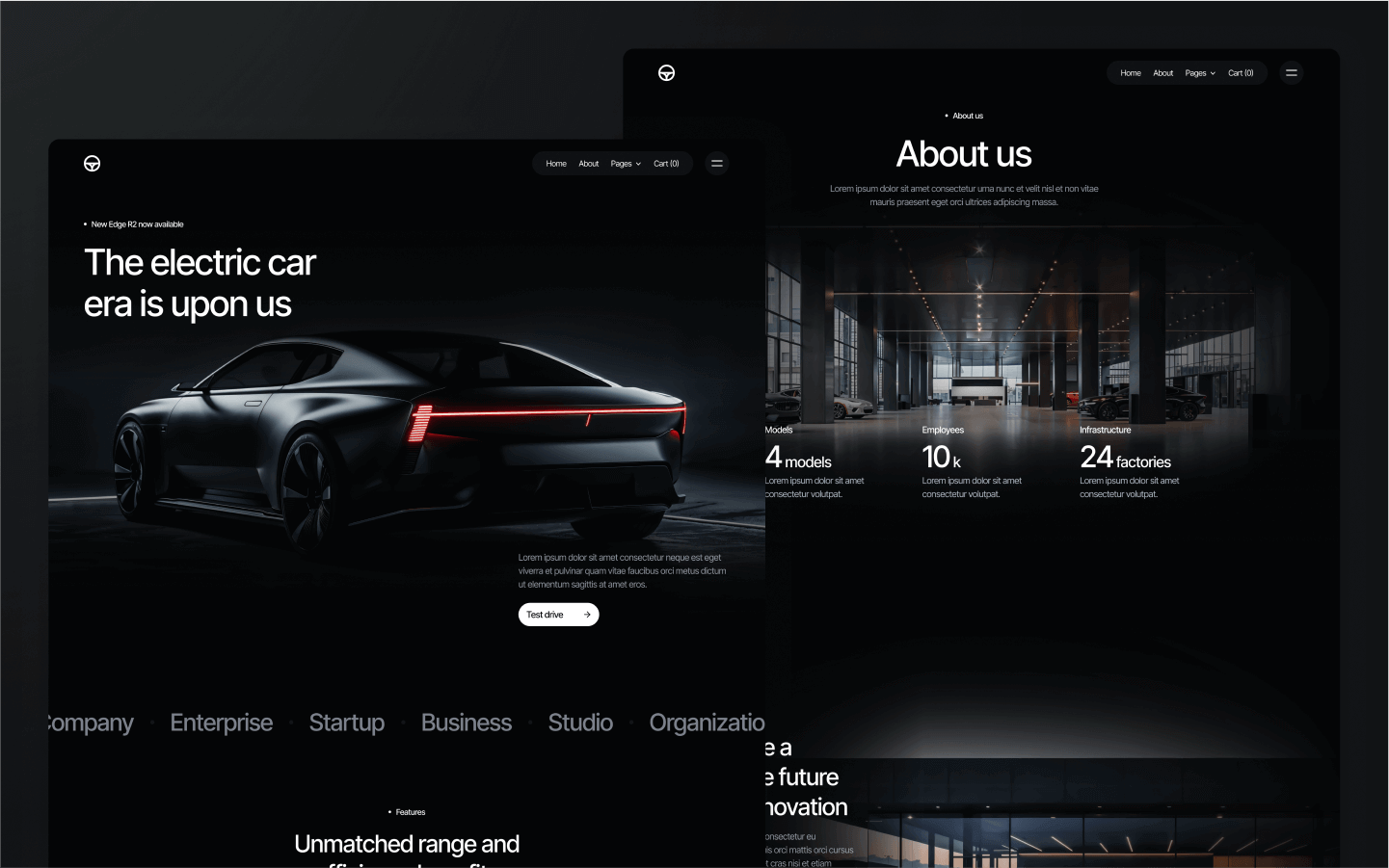 Motorflow Webflow Template
