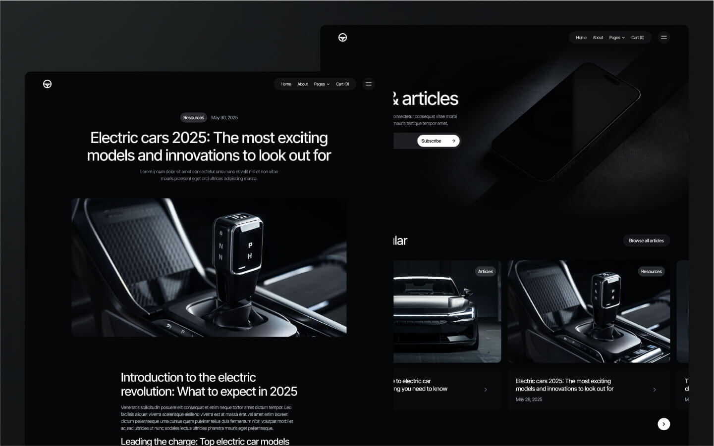 Motorflow Webflow Template