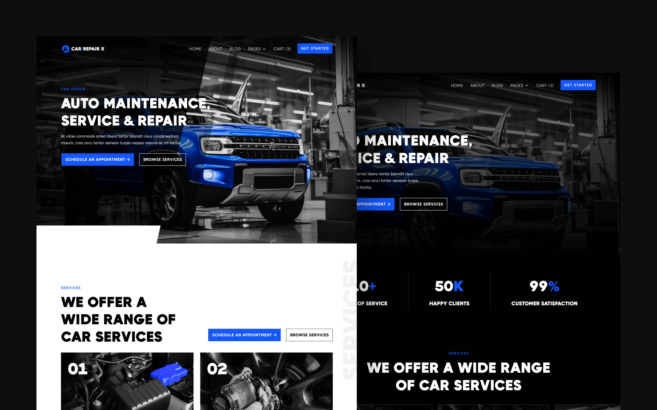 CarRepair X Webflow Template