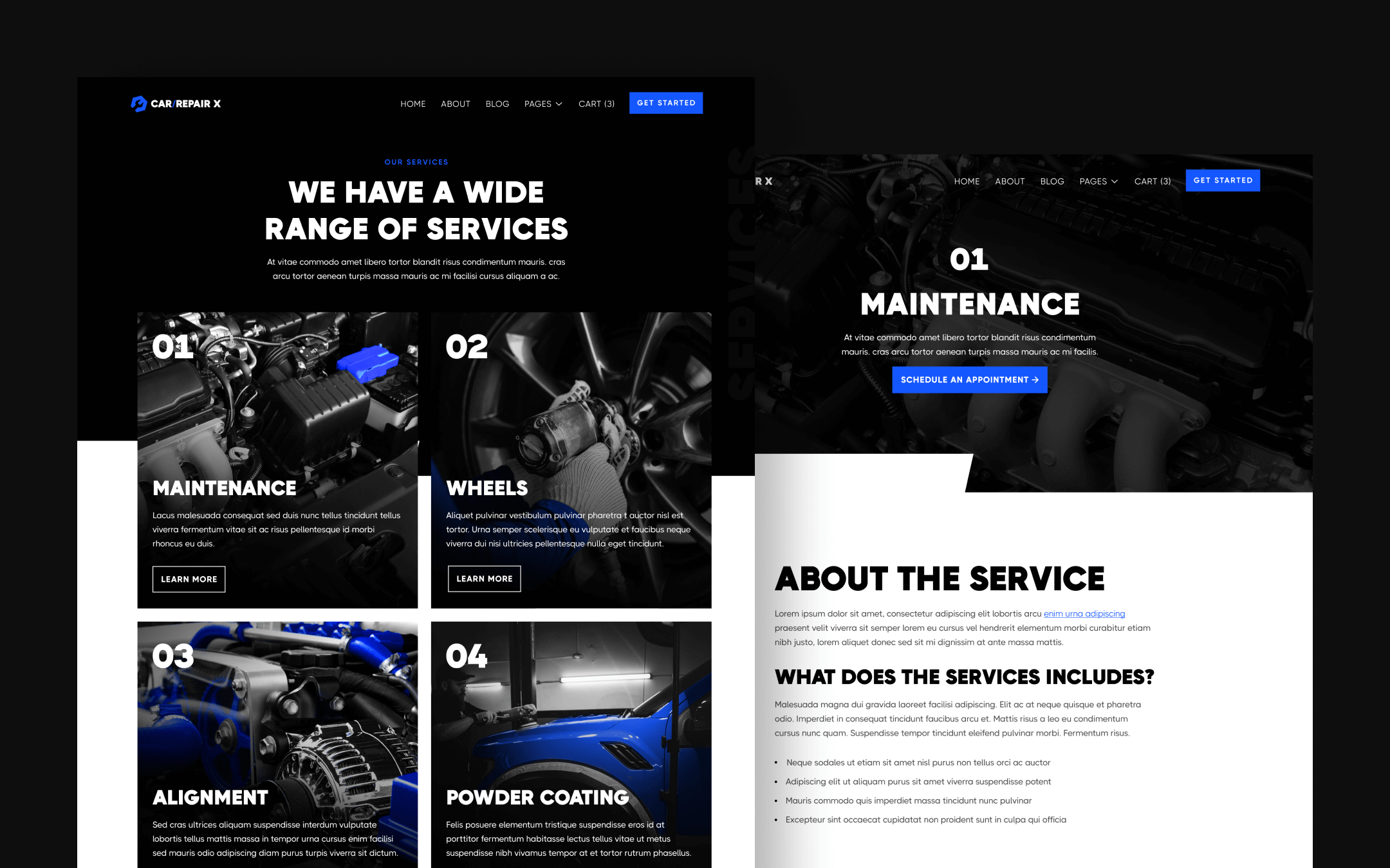 CarRepair X Webflow Template