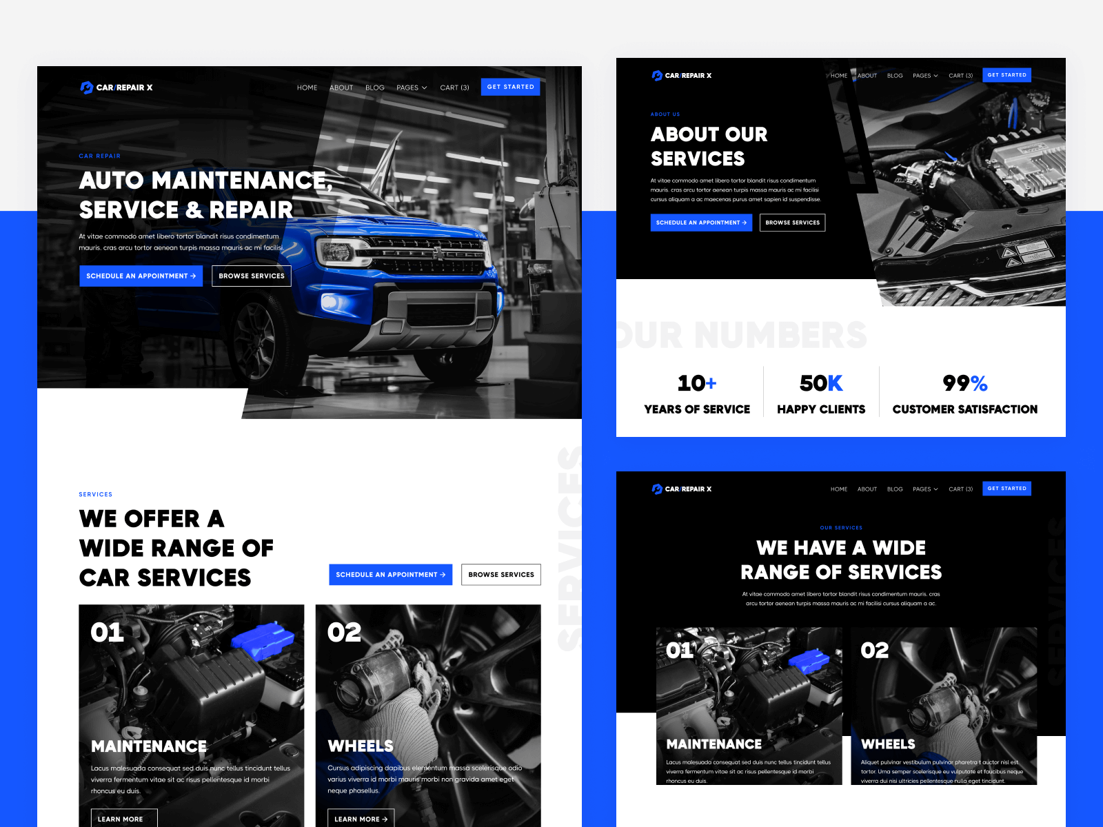 Auto Repair Webflow Template