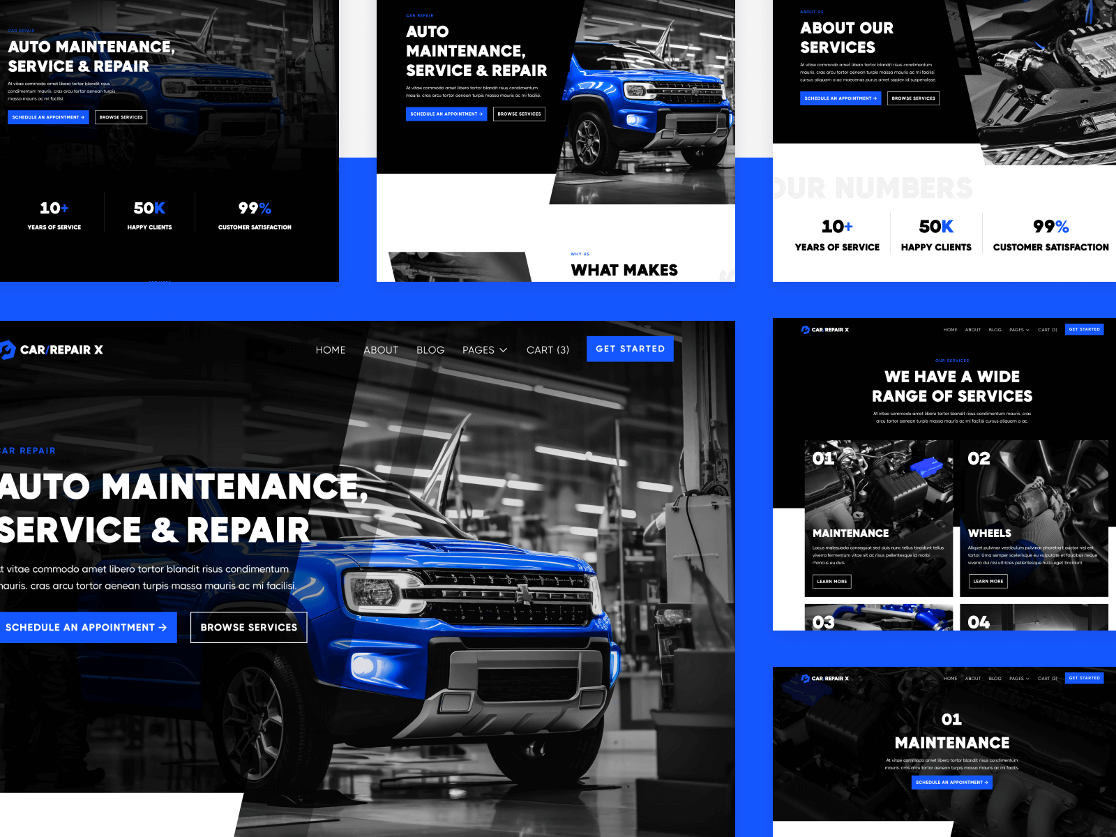 Automotive Repair Webflow Theme