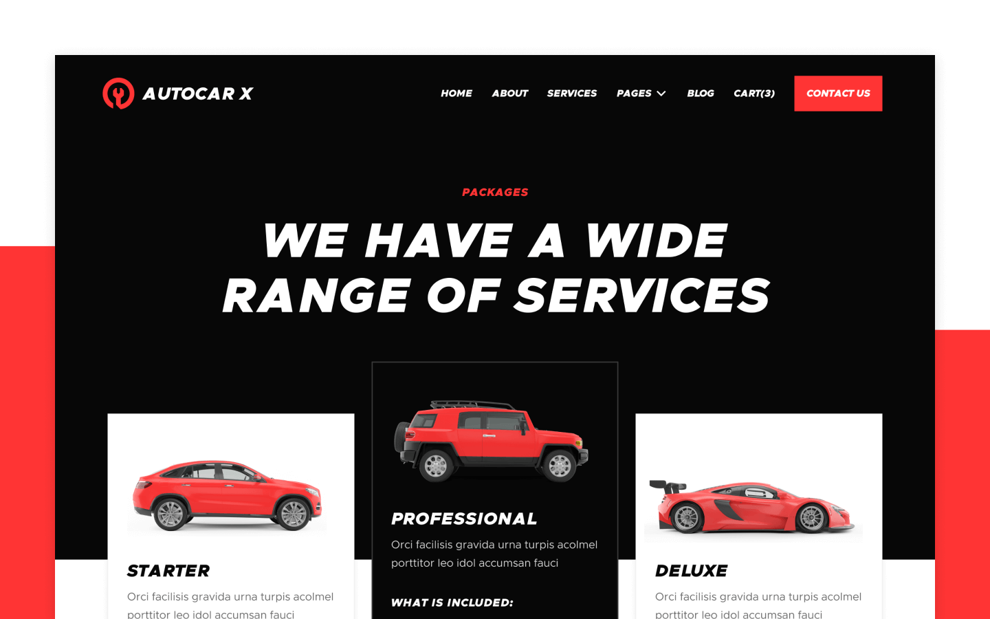 Autocar X Webflow Template