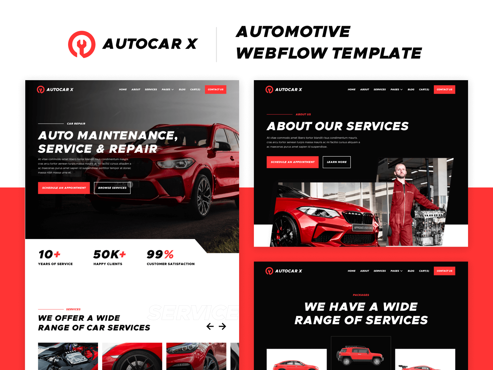 Automotive Webflow Template