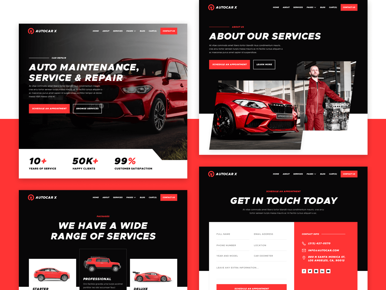 Car Auto Maintenance Webflow Template
