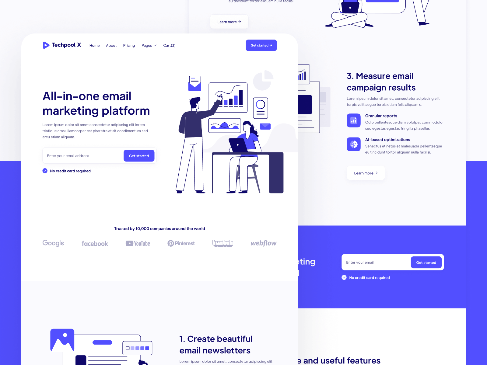 B2B SaaS & Tech Webflow Template