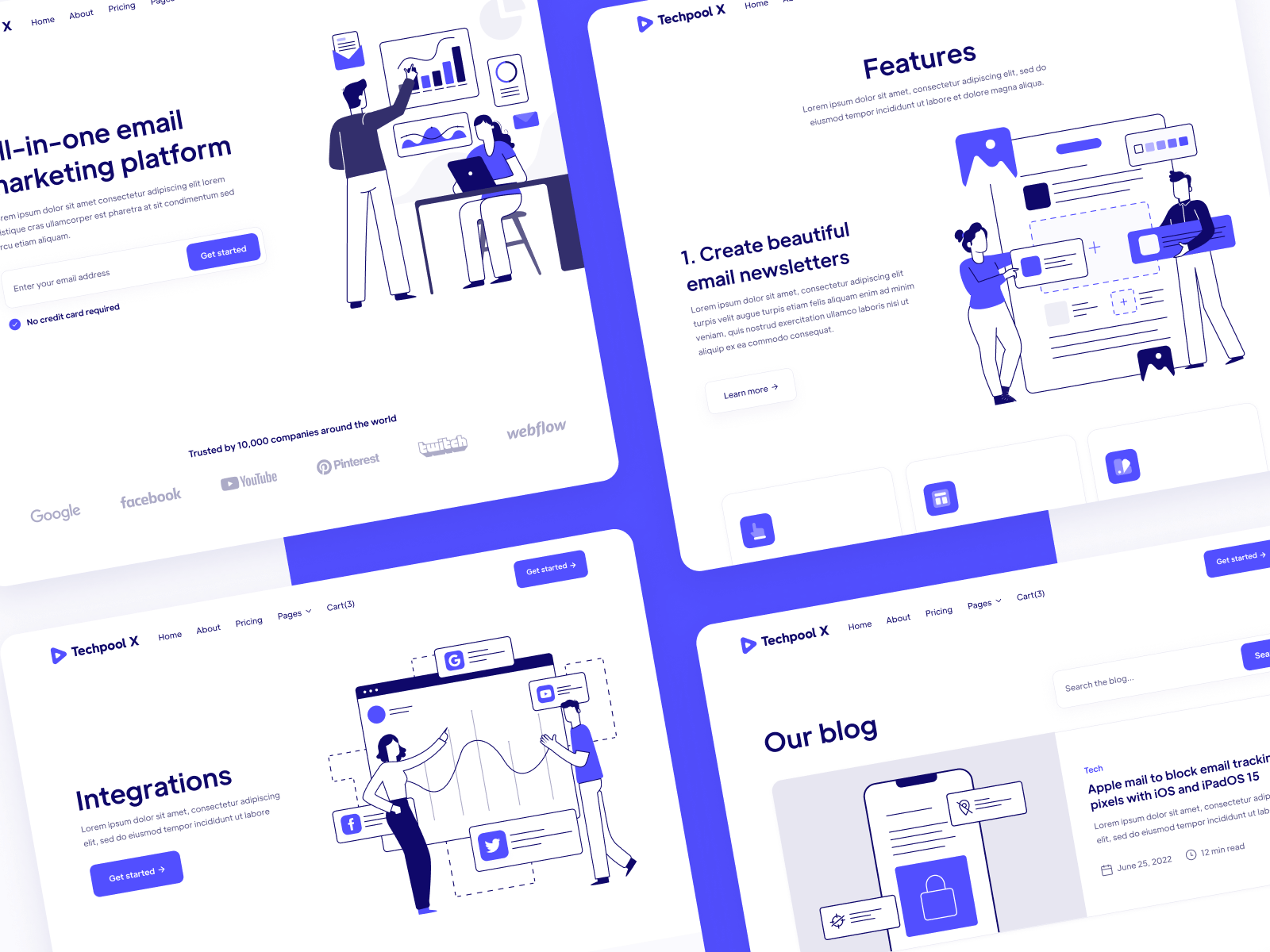 Technology App Webflow Website Template