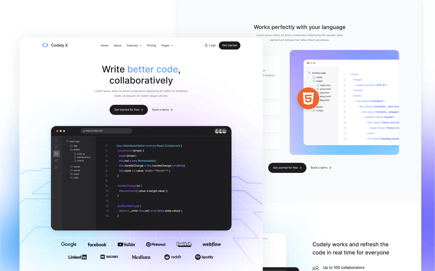 B2B SaaS Startup Webflow Template