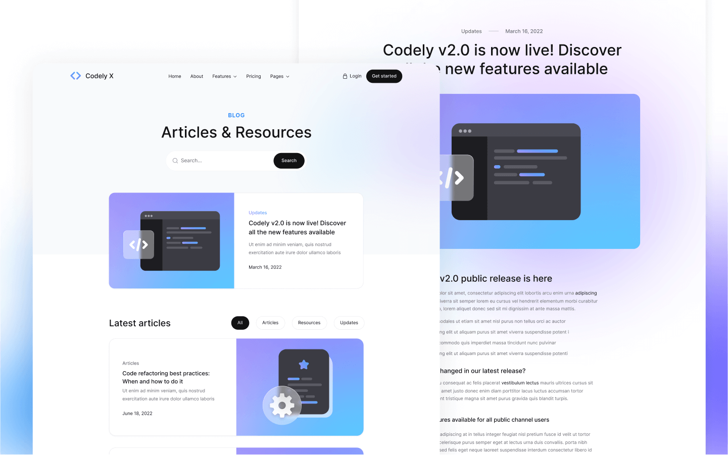 Codely X Webflow Template