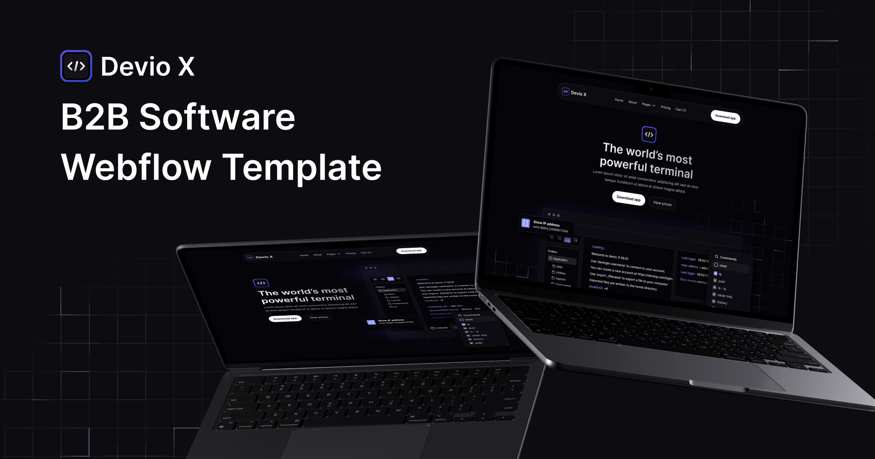Software Development Webflow Template