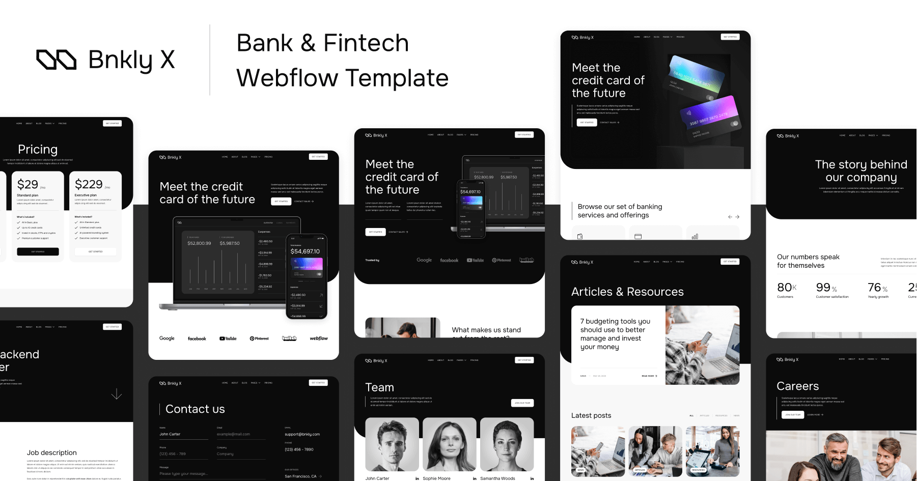 Bank Webflow Template
