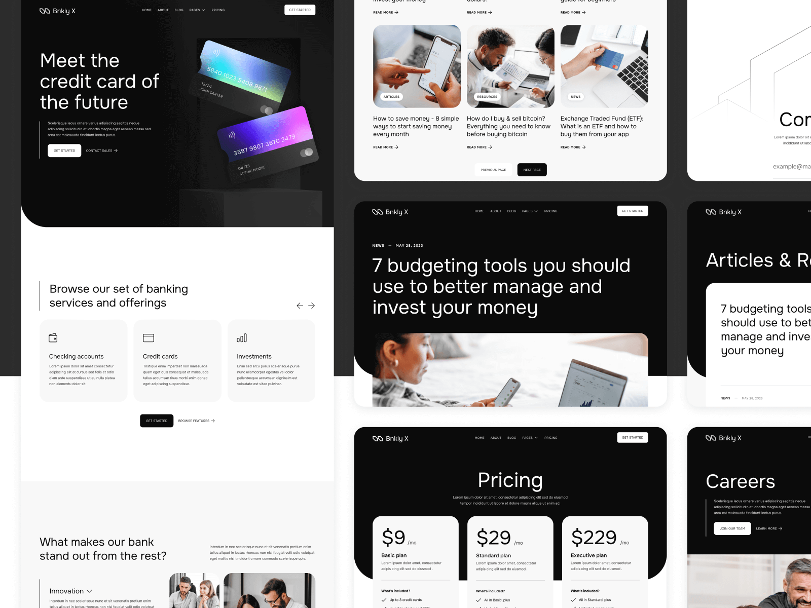 Modern Finance Webflow Template