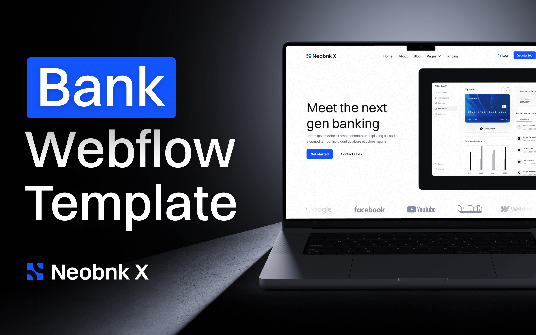 Banking Webflow Template