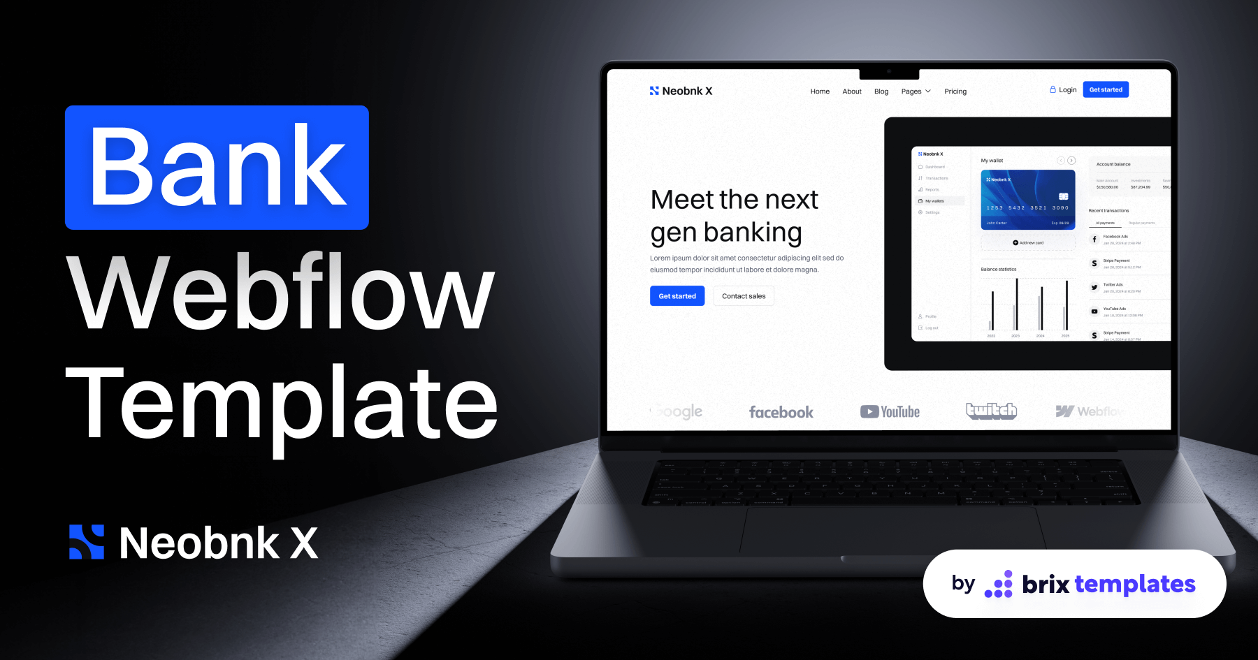 Bank Webflow Template