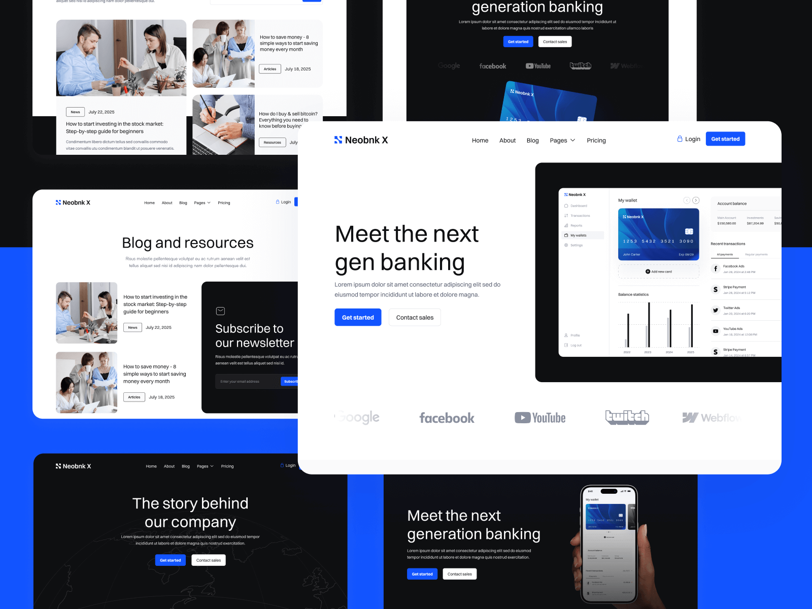 Fintech Webflow Template