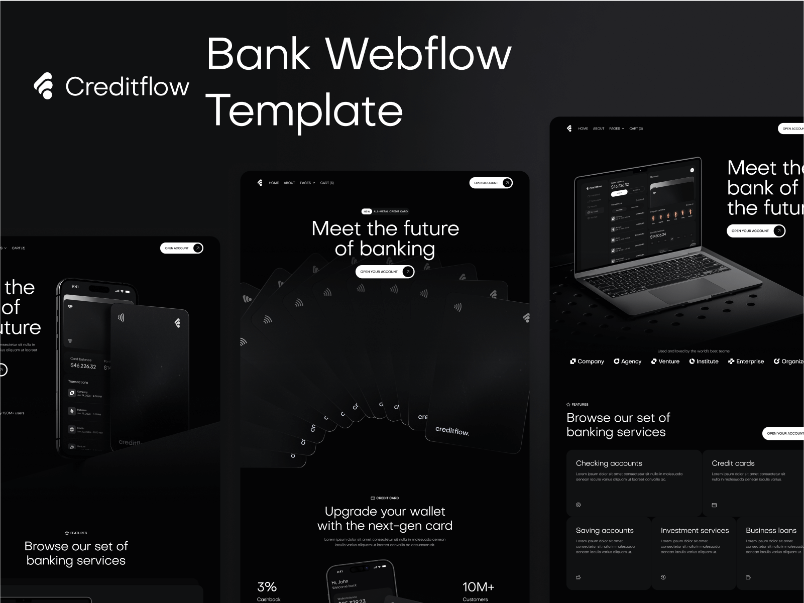Bank Webflow Template
