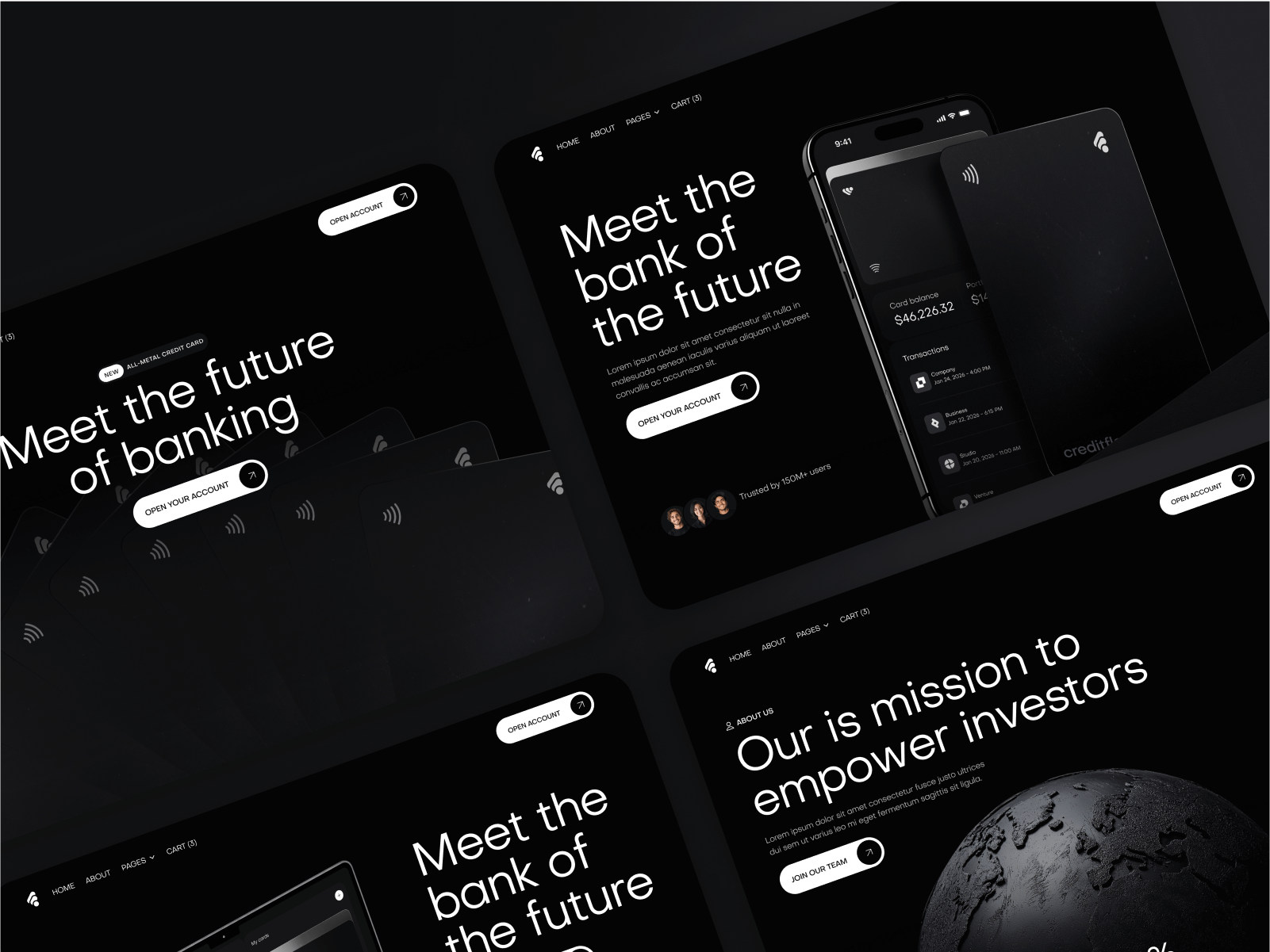 Fintech Company Webflow Template