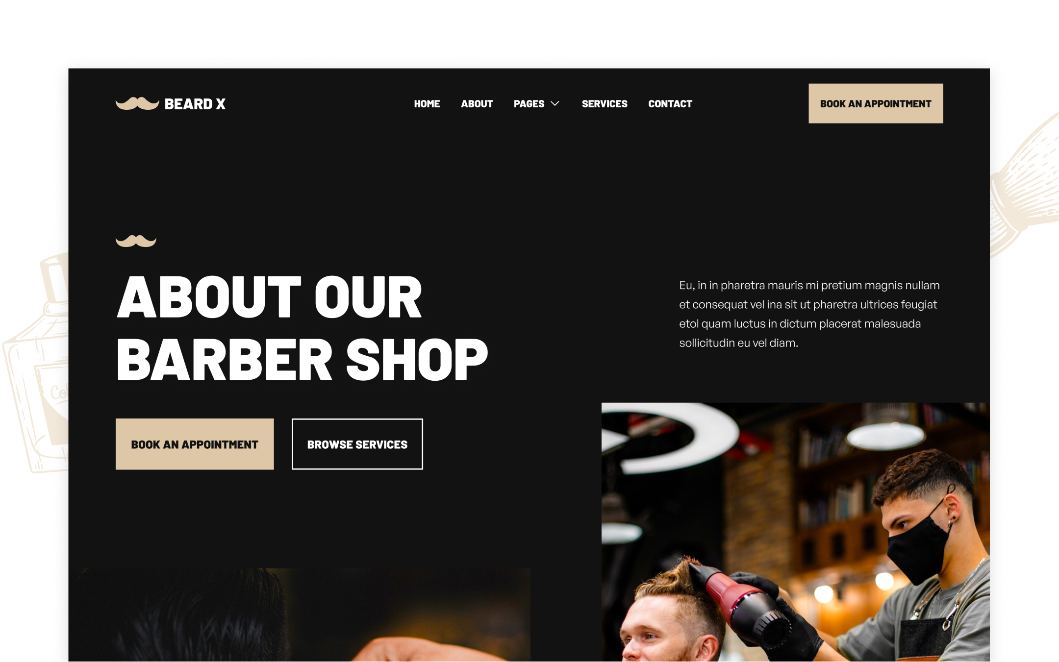 Beard X Webflow Template
