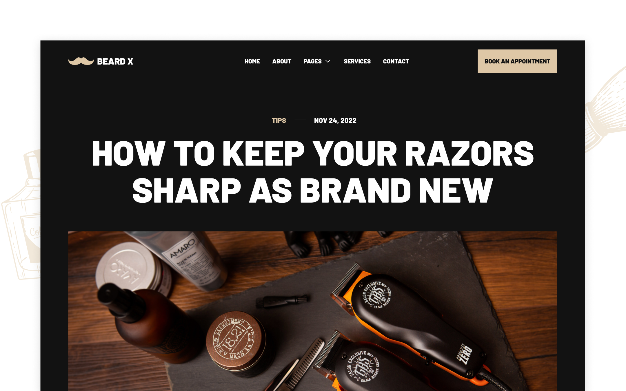 Beard X Webflow Template