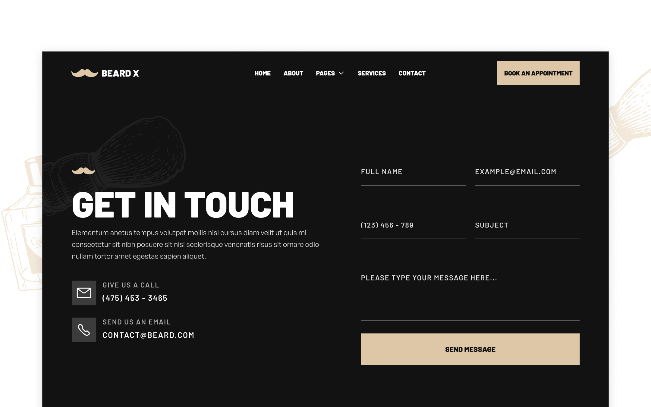 Beard X Webflow Template