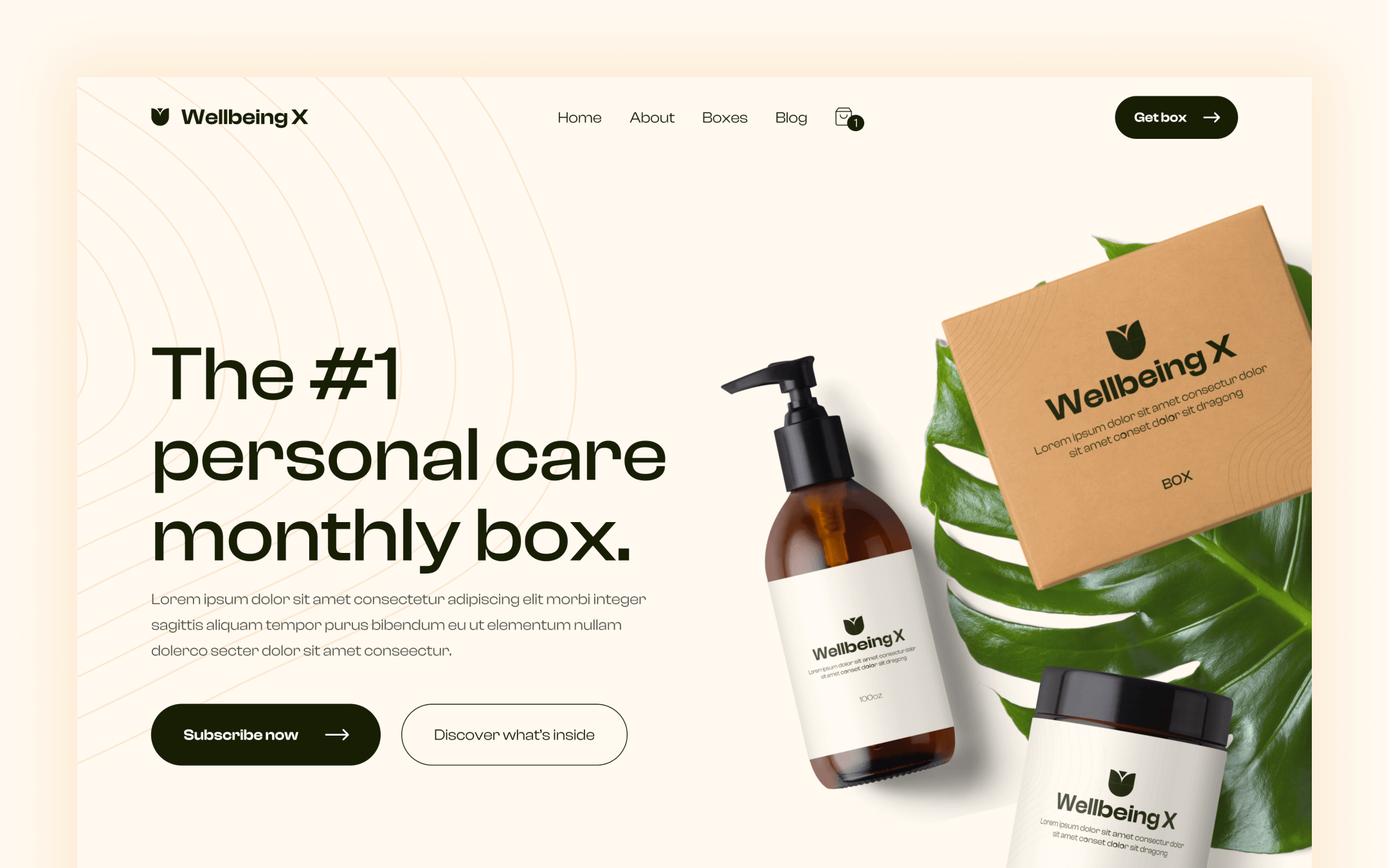 Beauty & Wellness Ecommerce Webflow Template