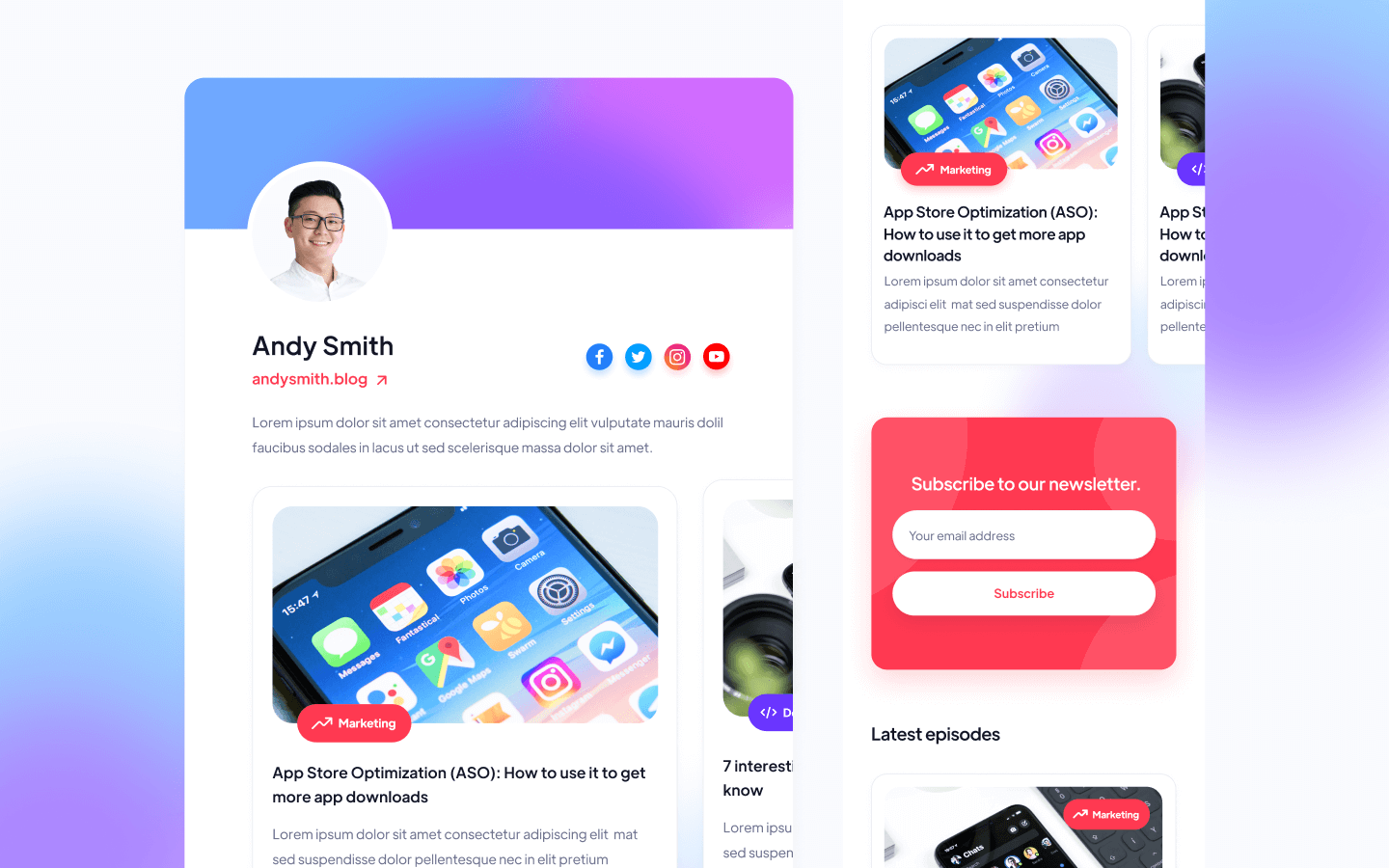Bio Link Webflow Template