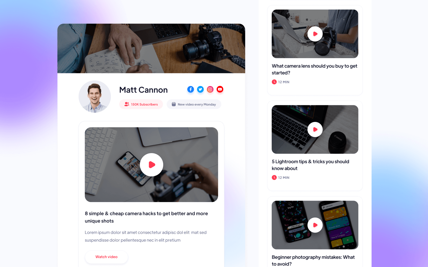 Links X Webflow Template