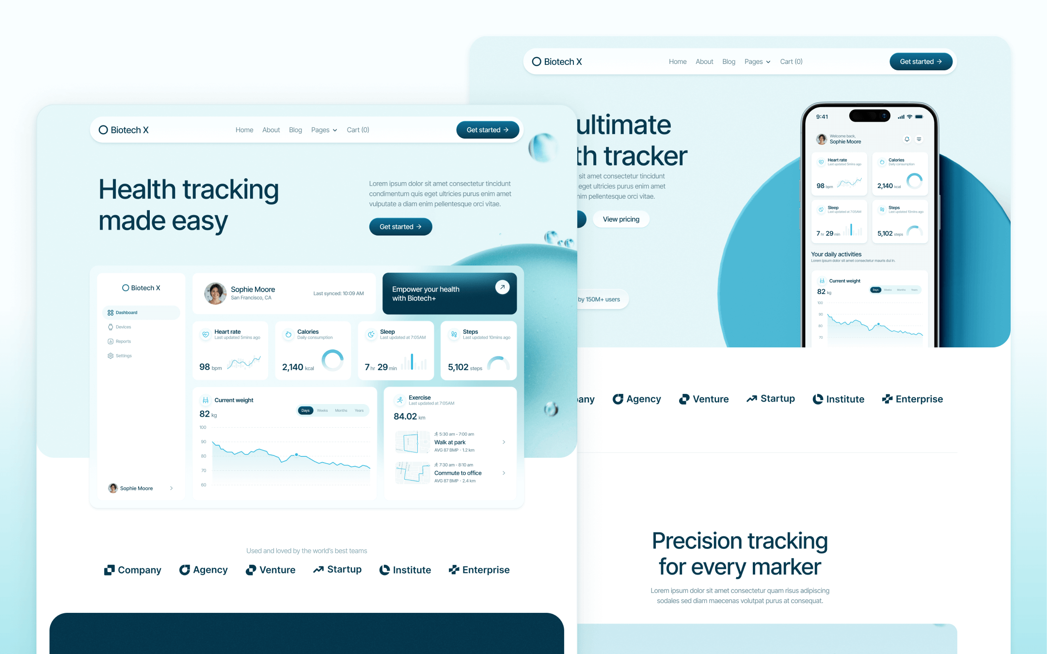 Biotech X Webflow Template