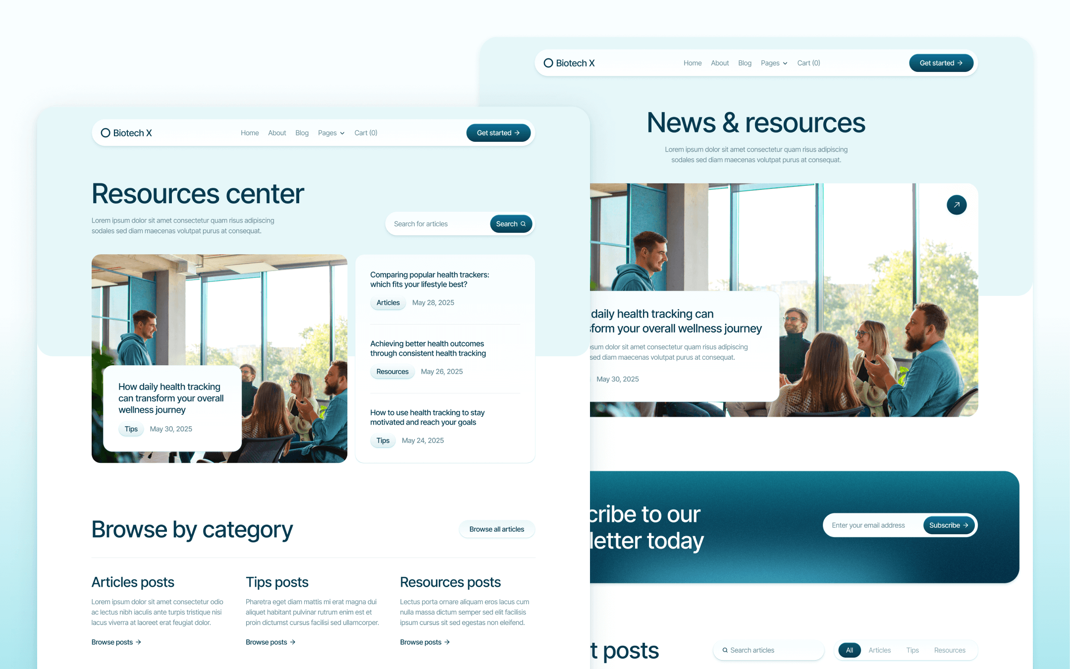 Biotech X Webflow Template