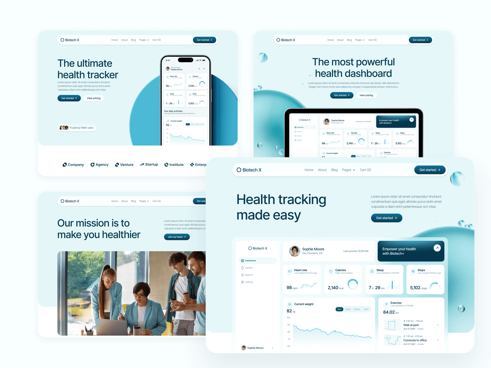 Digital Health Startup Webflow Template