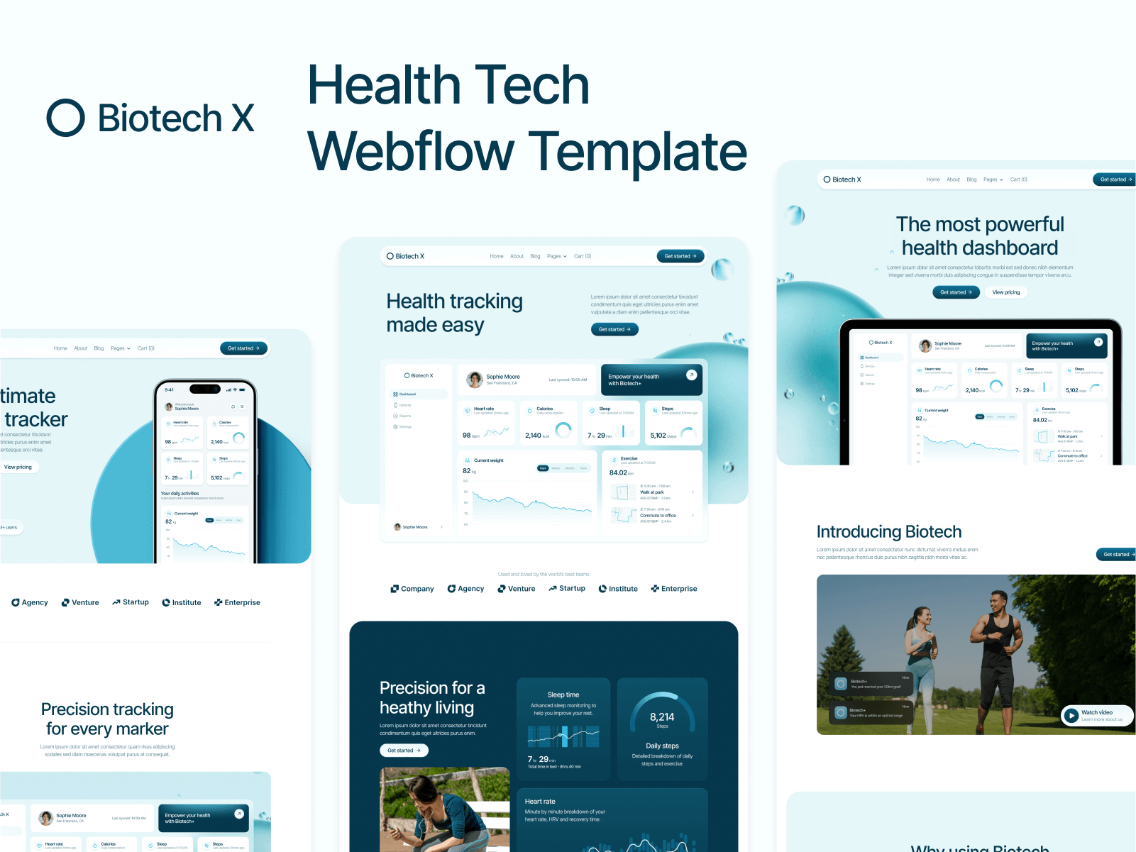 Health Tech Webflow Template
