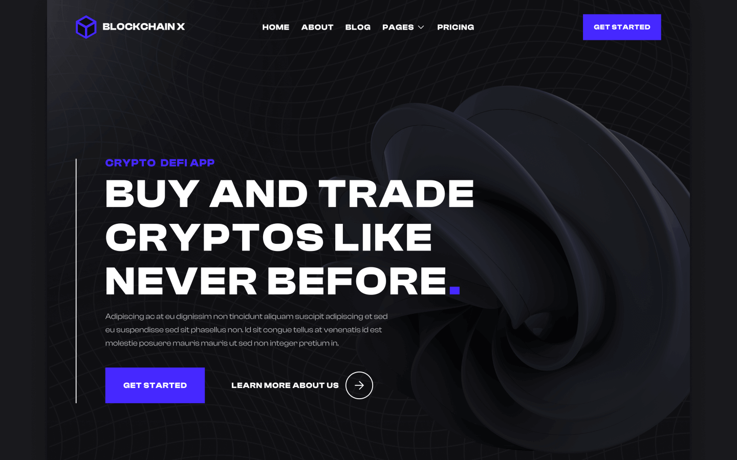 Blockchain Webflow Template