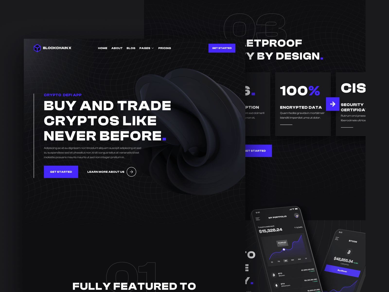 Blockchain Webflow Template