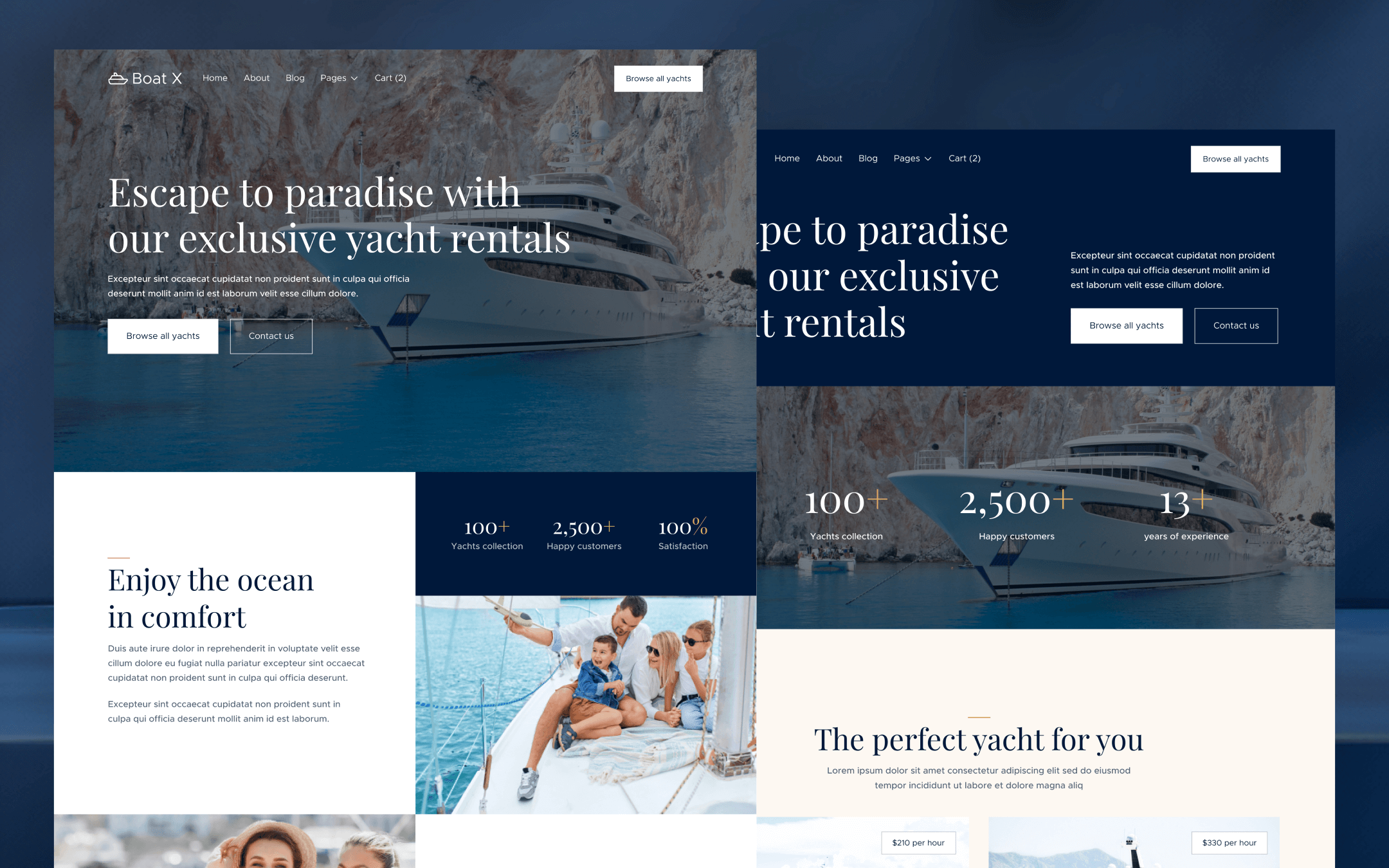 Boat X Webflow Template