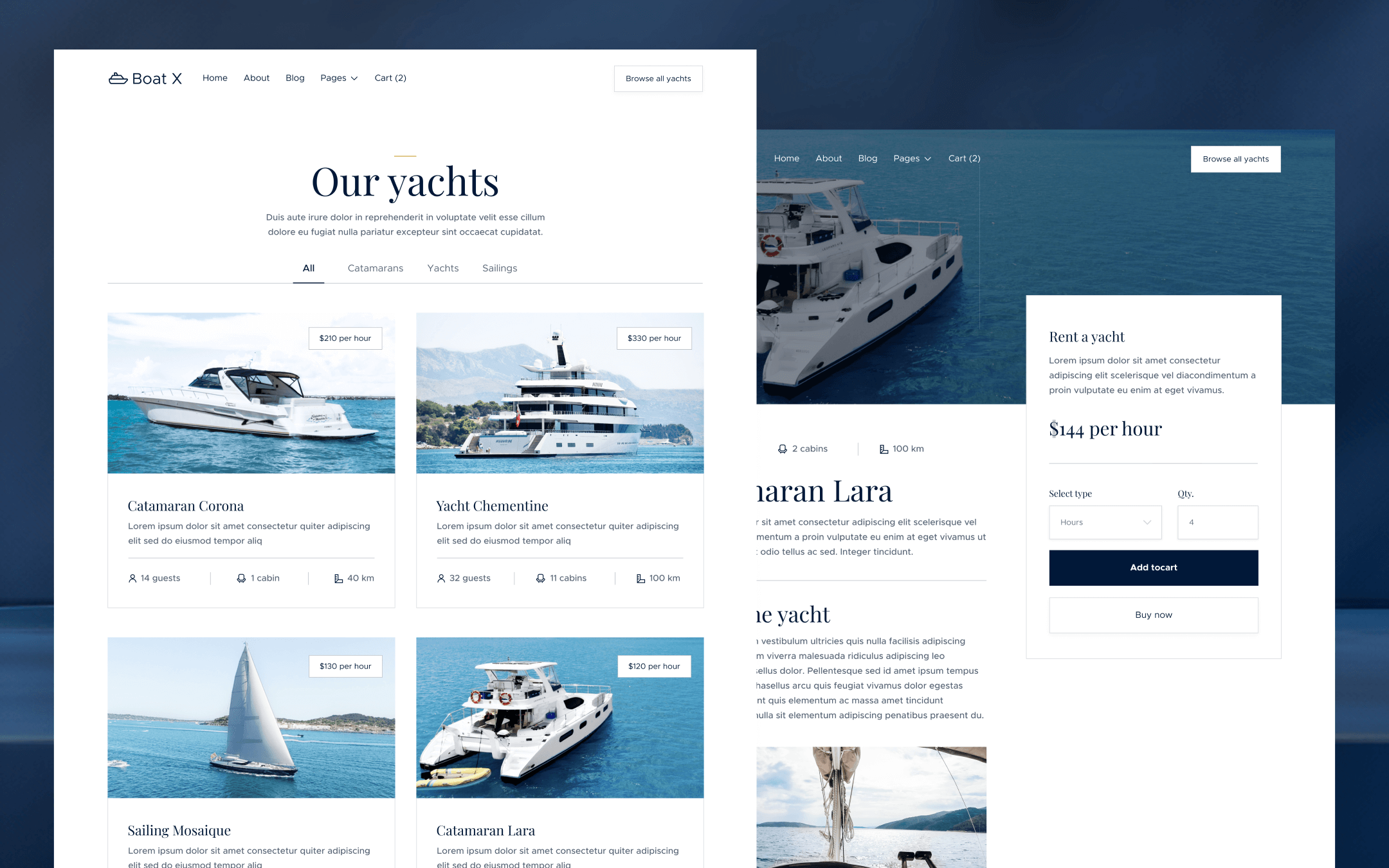 Boat X Webflow Template