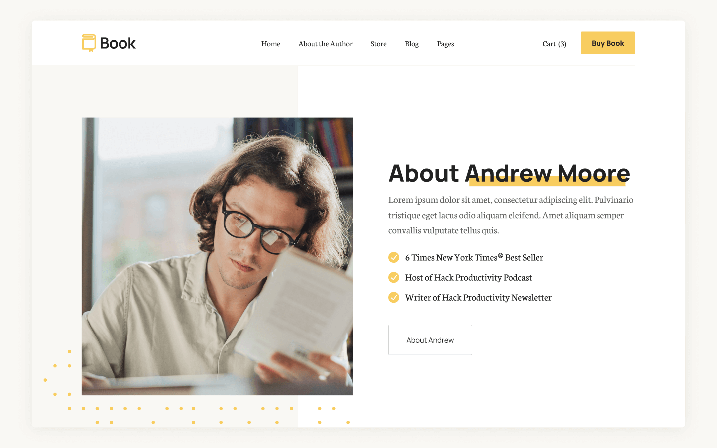 Book Webflow Template