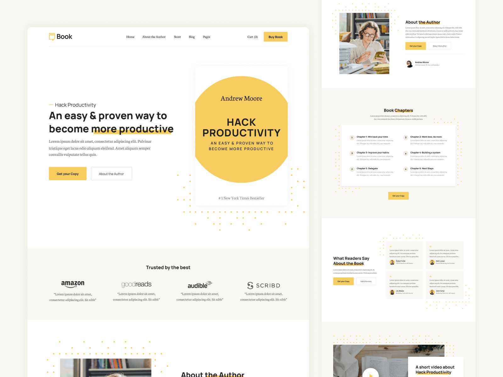 Book Webflow Template