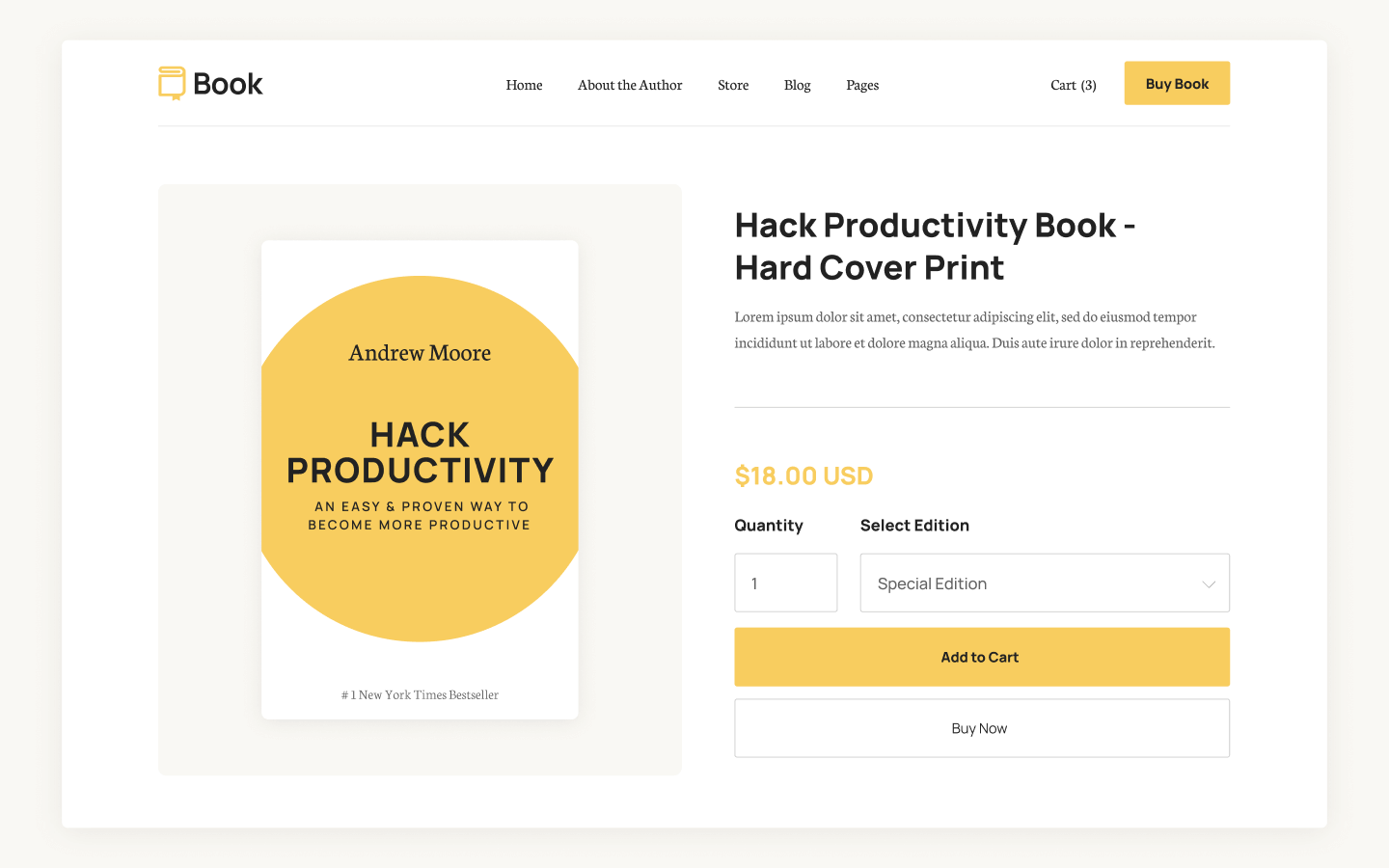 Book Webflow Template
