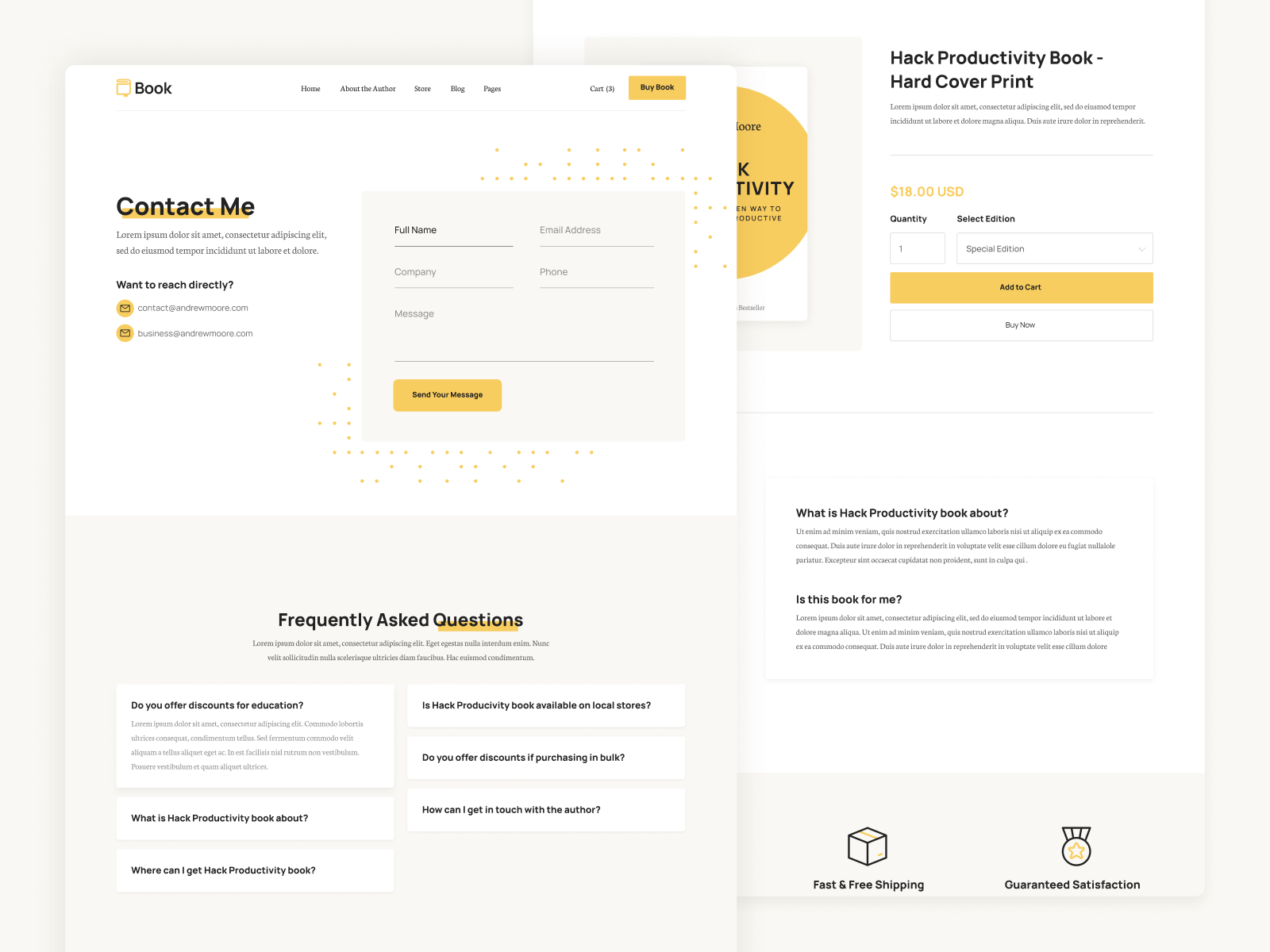 eBook Webflow Template