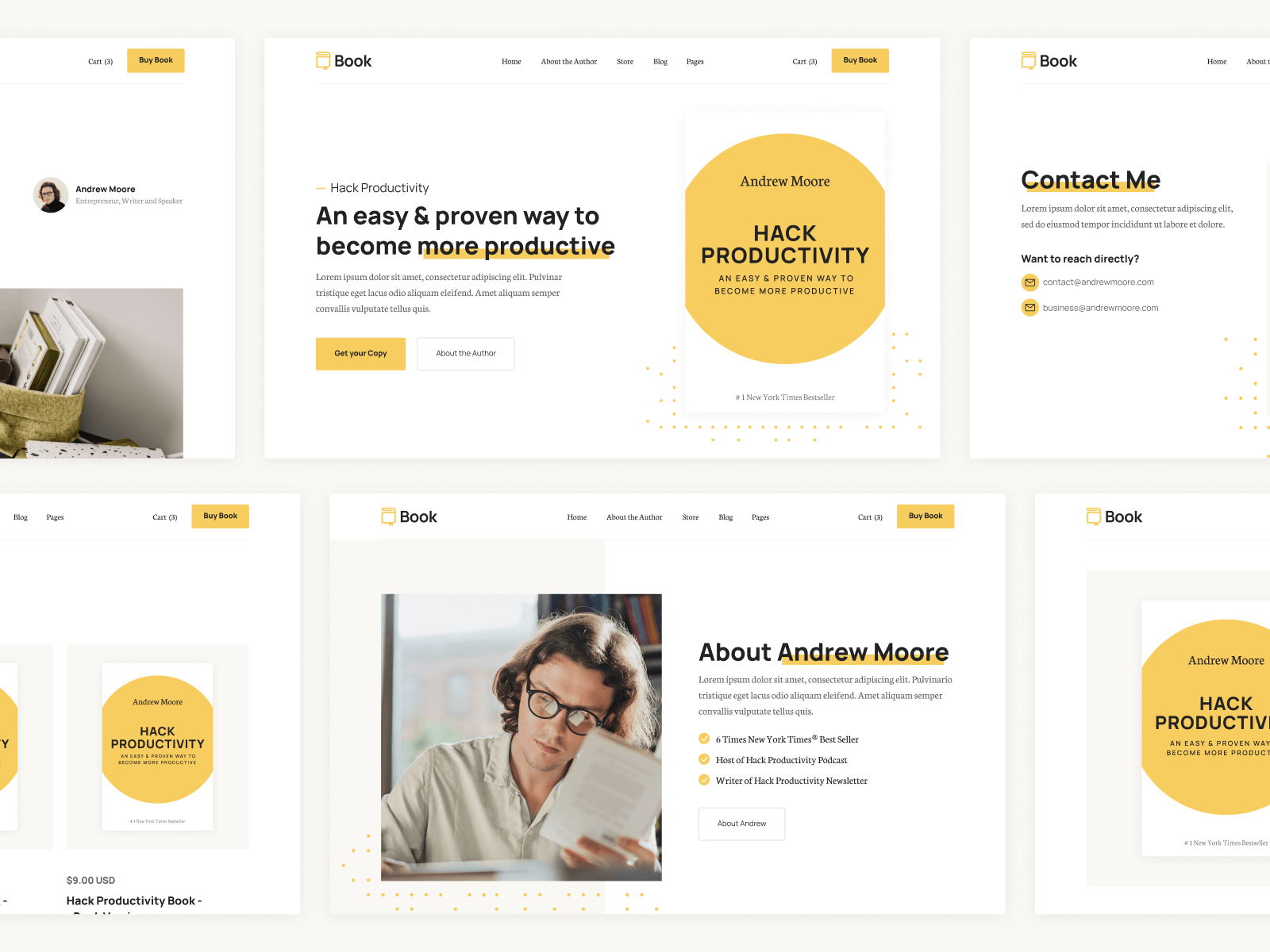Webflow Template for Books