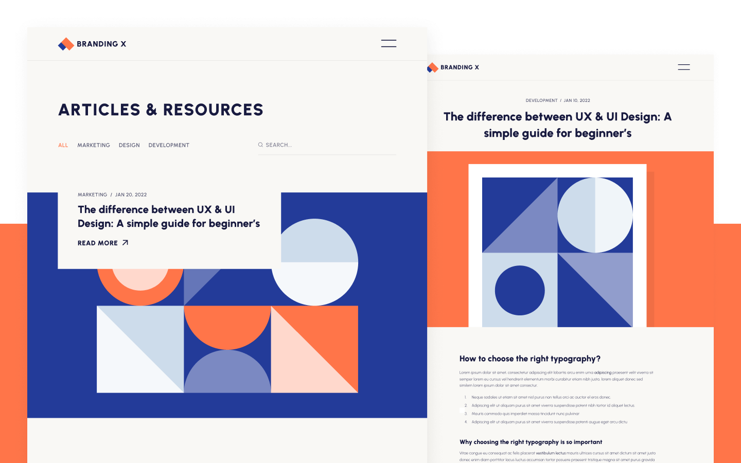 Branding X Webflow Template