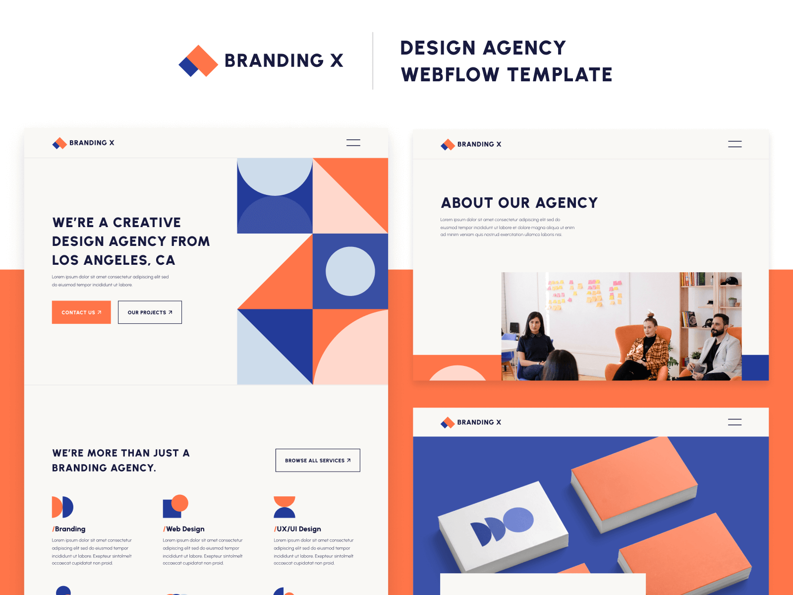 Design Agency Webflow Template