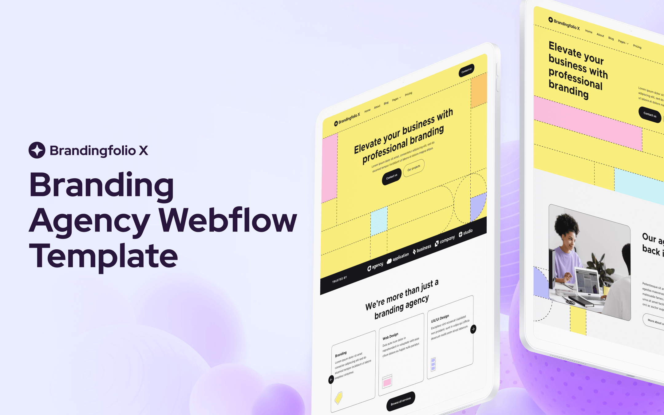 Branding Agency Webflow Theme