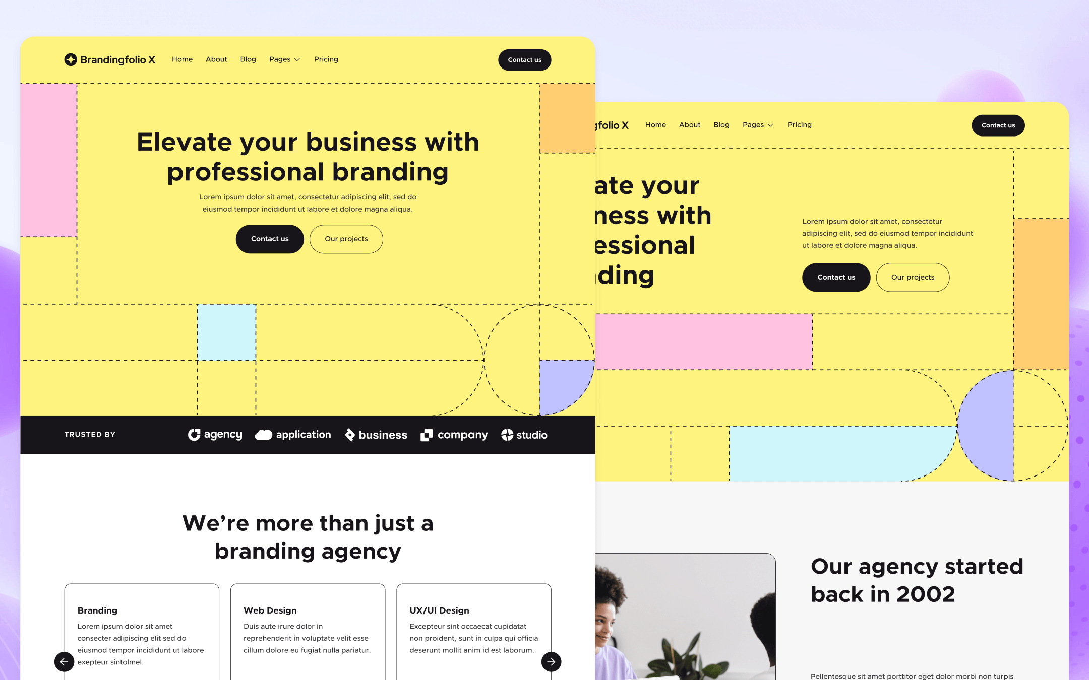 Brandingfolio X Webflow Template