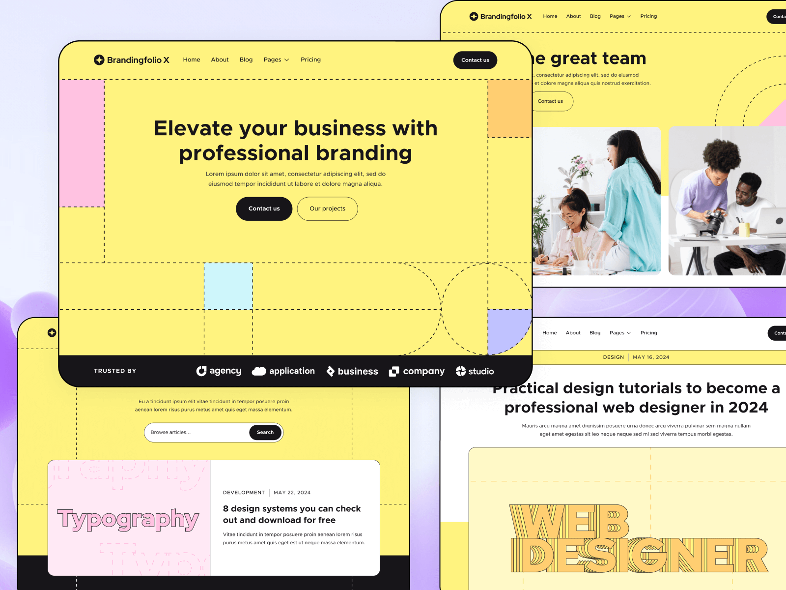 Branding Agency Webflow Theme