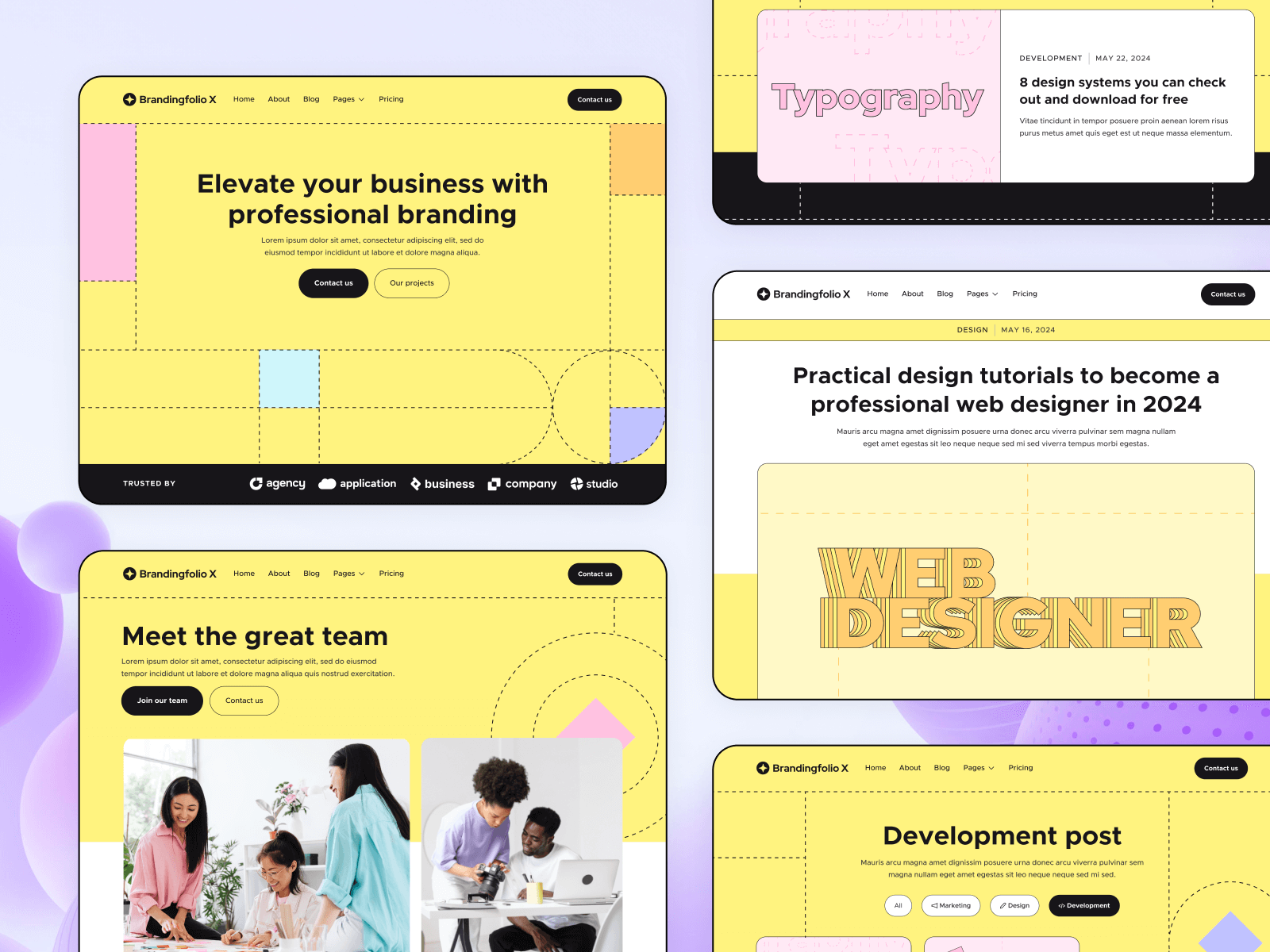 Design Agency Webflow Template