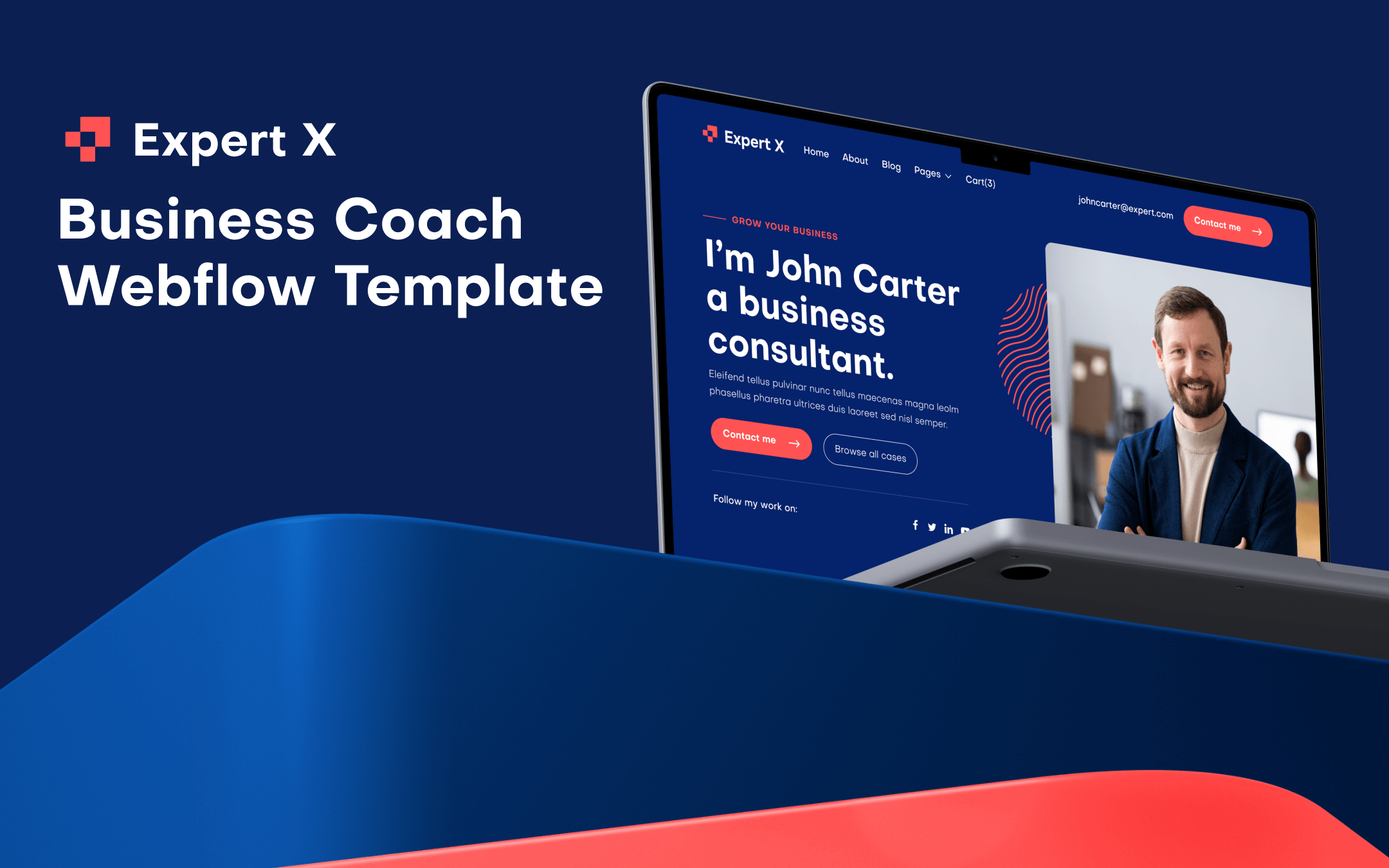 Business Coach Webflow Template